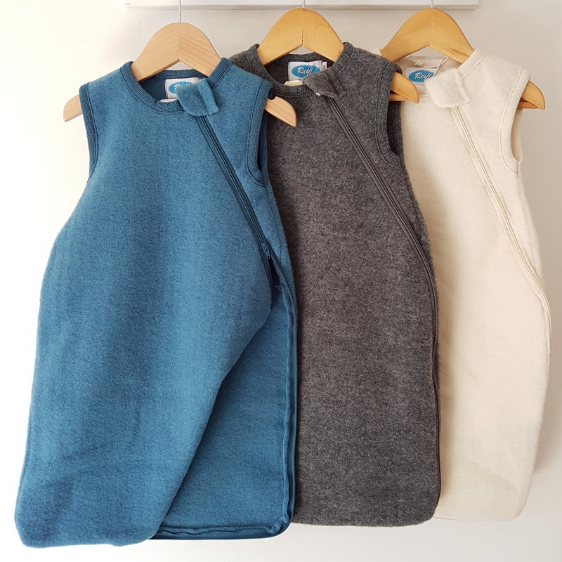 Organic Merino Fleece Zip Up Sleeping Bag, Winter