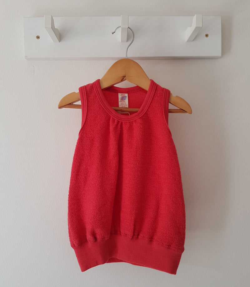 Organic Merino Baby Dress and Vest in one