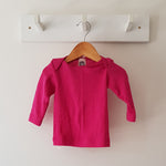 Hot Pink Organic Merino Baby Sweater